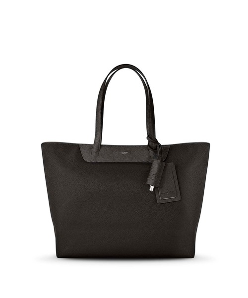 PELLE MORBIDA(ペッレモルビダ)の「CAPITANO(キャピターノ)ナイロン×レザー トートバッグ-CA113(トートバッグ・メンズ・ブラック/チャコールグレー/ネイビー/ダークブラウン・FREE)」の2枚目の写真