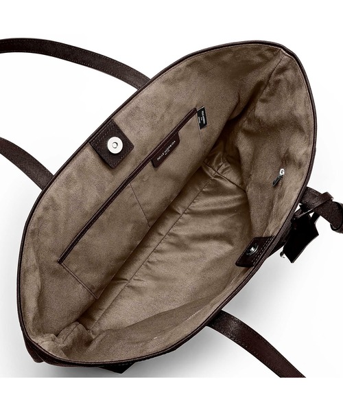 PELLE MORBIDA(ペッレモルビダ)の「CAPITANO(キャピターノ)ナイロン×レザー トートバッグ-CA113(トートバッグ・メンズ・ブラック/チャコールグレー/ネイビー/ダークブラウン・FREE)」の16枚目の写真