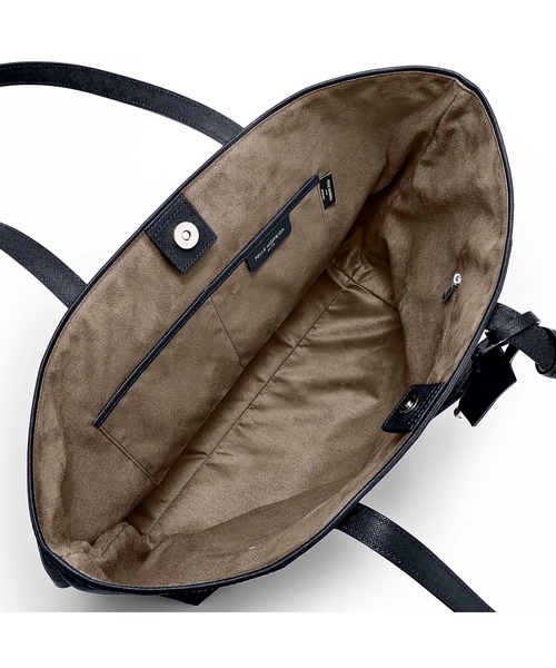 PELLE MORBIDA(ペッレモルビダ)の「CAPITANO(キャピターノ)ナイロン×レザー トートバッグ-CA113(トートバッグ・メンズ・ブラック/チャコールグレー/ネイビー/ダークブラウン・FREE)」の19枚目の写真