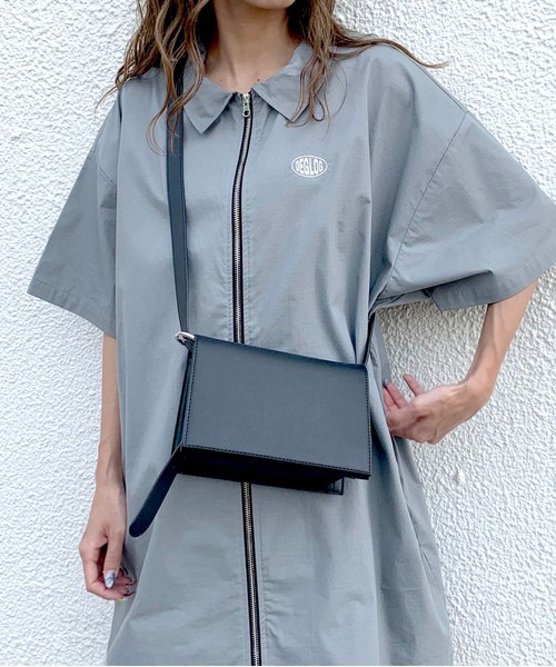 RASVOA（ラスボア）の「フェイクレザーグレースショルダーＢＡＧ（ショルダーバッグ・レディース・ブラック/オフホワイト・FREE）」の15枚目の写真