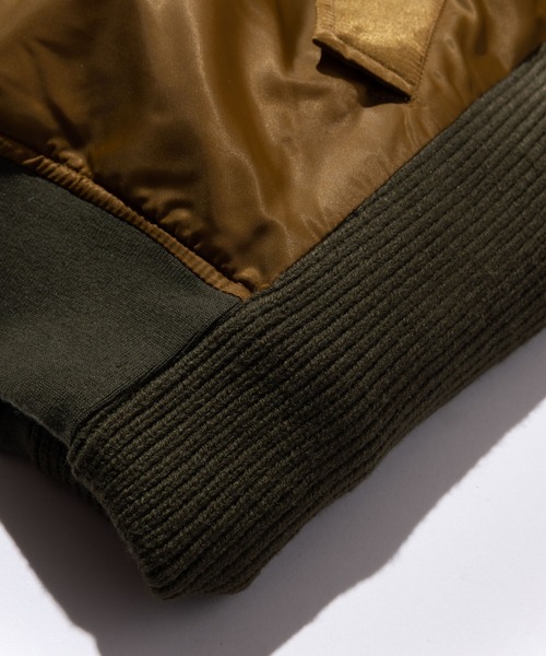 glamb（グラム）の「Reversible multi MA-1 / リバーシブルマルチエムエーワン（MA-1・メンズ・カーキ/ブラック/ネイビー・M/S/L）」の8枚目の写真