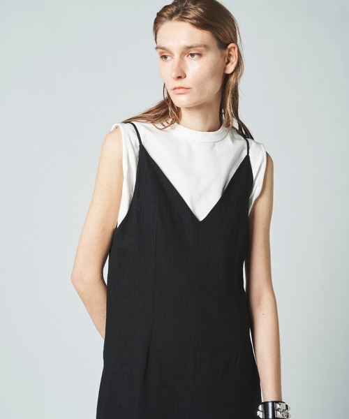 N.O.R.C（ノーク）の「リネンミックスキャミオールインワン（ワンピース・レディース・ブラック/サンドベージュ・S/M）」の18枚目の写真