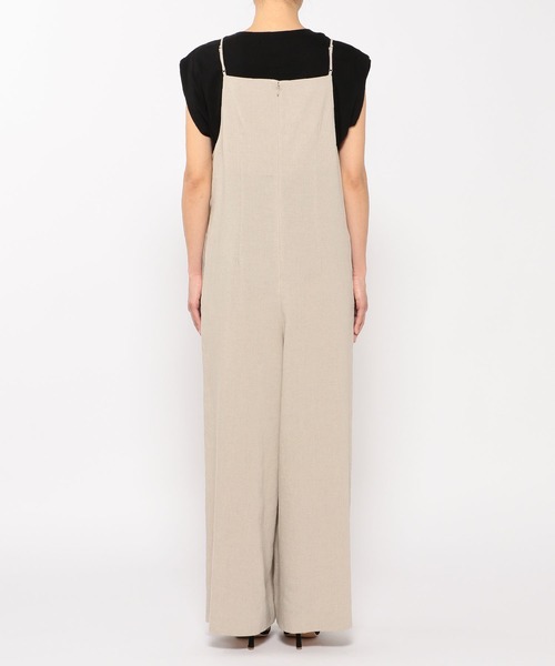 N.O.R.C（ノーク）の「リネンミックスキャミオールインワン（ワンピース・レディース・ブラック/サンドベージュ・S/M）」の6枚目の写真