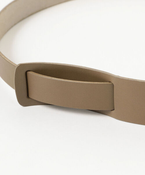 BEAMS LIGHTS（ビームスライツ）の「ART-BROWN / スライド ベルト（ベルト・レディース・ブラック/グレー・ONE SIZE）」の5枚目の写真