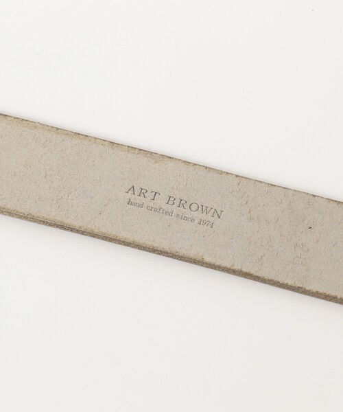 BEAMS LIGHTS（ビームスライツ）の「ART-BROWN / スライド ベルト（ベルト・レディース・ブラック/グレー・ONE SIZE）」の7枚目の写真