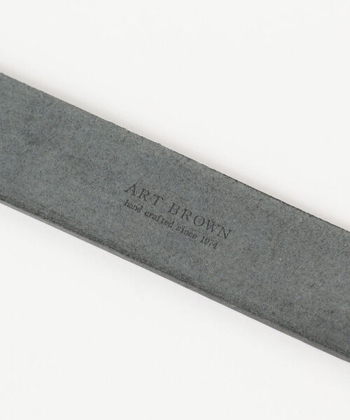 BEAMS LIGHTS（ビームスライツ）の「ART-BROWN / スライド ベルト（ベルト・レディース・ブラック/グレー・ONE SIZE）」の10枚目の写真