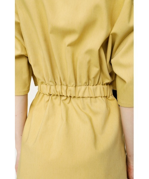 SLY（スライ）の「CUT OUT/SH OP シャツ ワンピース（ワンピース・レディース・ブラック/イエロー/ベージュ・1/2）」の11枚目の写真