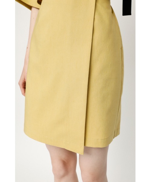 SLY（スライ）の「CUT OUT/SH OP シャツ ワンピース（ワンピース・レディース・ブラック/イエロー/ベージュ・1/2）」の6枚目の写真