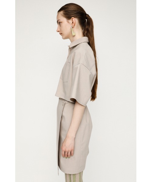 SLY（スライ）の「CUT OUT/SH OP シャツ ワンピース（ワンピース・レディース・ブラック/イエロー/ベージュ・1/2）」の20枚目の写真