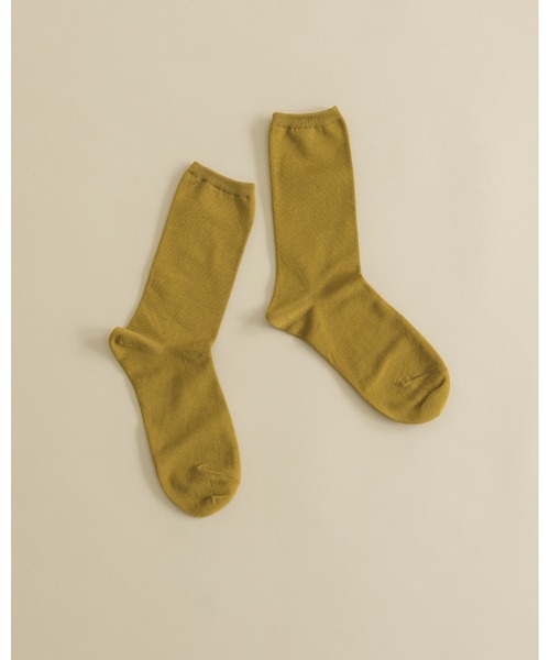 manana suerte（マニャーナスエルテ）の「プレーンソックス（ソックス/靴下・レディース・カーキ/ブラウン/パープル/ブラック/レッド/ホワイト/グリーン・FREE）」の4枚目の写真