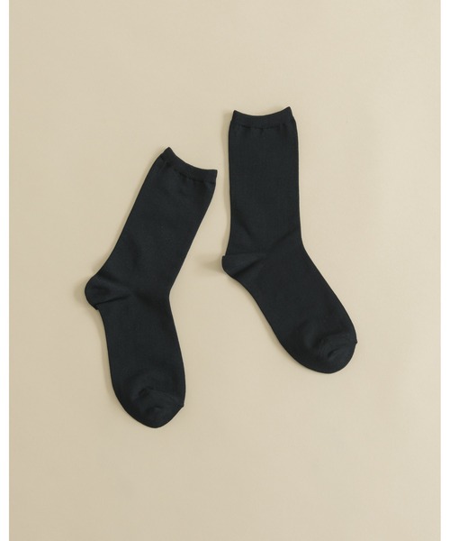 manana suerte（マニャーナスエルテ）の「プレーンソックス（ソックス/靴下・レディース・カーキ/ブラウン/パープル/ブラック/レッド/ホワイト/グリーン・FREE）」の2枚目の写真