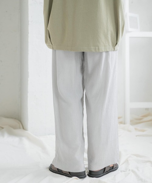 ITEMS URBANRESEARCH（アイテムズ アーバンリサーチ）の「ヨウリュウイージーパンツ（その他パンツ・レディース・ブラック/ベージュ/グリーン・FREE）」の11枚目の写真