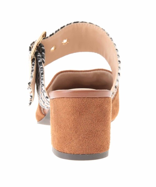 31 Sons de mode(トランテアン ソン ドゥ モード)の「チェックベルトミュール(その他シューズ・レディース・ブラック/キャメル/ボルドー・24.5/23.5/22.5)」の14枚目の写真