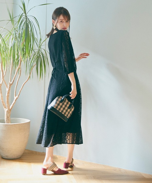 31 Sons de mode(トランテアン ソン ドゥ モード)の「チェックベルトミュール(その他シューズ・レディース・ブラック/キャメル/ボルドー・24.5/23.5/22.5)」の21枚目の写真