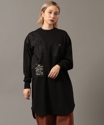 AVIREX | レイヤードスタイルミリタリーワンピース/ LAYERED STYLE MILITARY ONEPIECE(ワンピース)