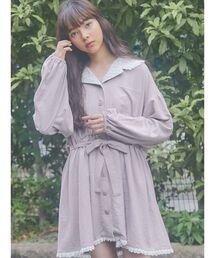 merry jenny | レースカラー2wayトレンチワンピース(ワンピース)