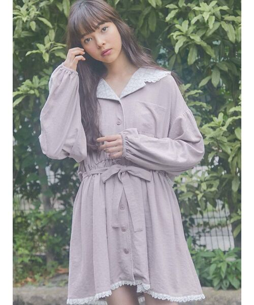 セール レースカラー2wayトレンチワンピース ワンピース Merry Jenny メリージェニー のファッション通販 Zozotown