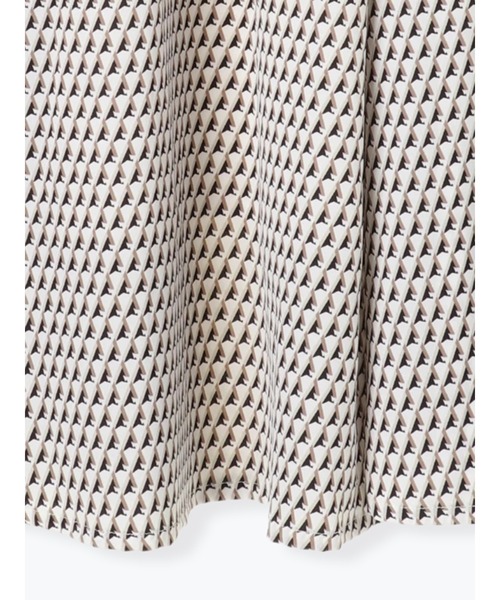 Te chichi（テチチ）の「幾何柄ロングフレアスカート（スカート・レディース・ブルー/オフホワイト・ﾌﾘ-）」の12枚目の写真