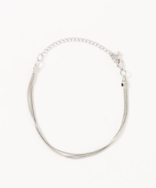 kutir(クティール)の「kutirlune/3連スネークチェーンブレスレット(ブレスレット・レディース・シルバー/ゴールド・FREE)」の4枚目の写真