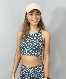 【ムラサキスポーツ別注】UNGRID/アングリッド 水陸両用小花柄/くすみカラー/フィットネスブラトップ/セットアップ対応 61312