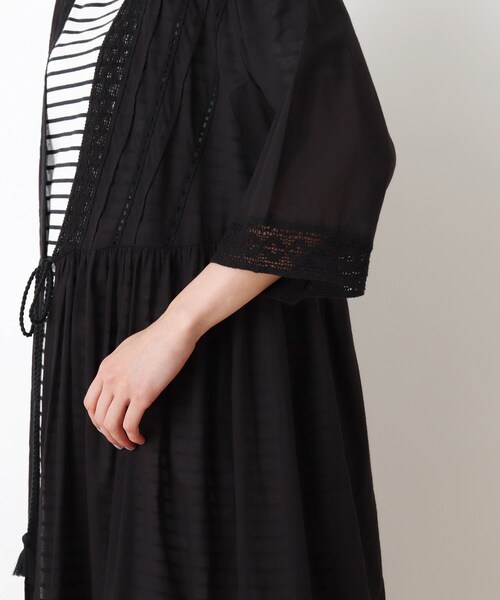 SHOO・LA・RUE（シューラルー）の「◆【INDIA】レースガウンワンピース（ワンピース・レディース・ナチュラル/キャメル/ブラック・00）」の5枚目の写真