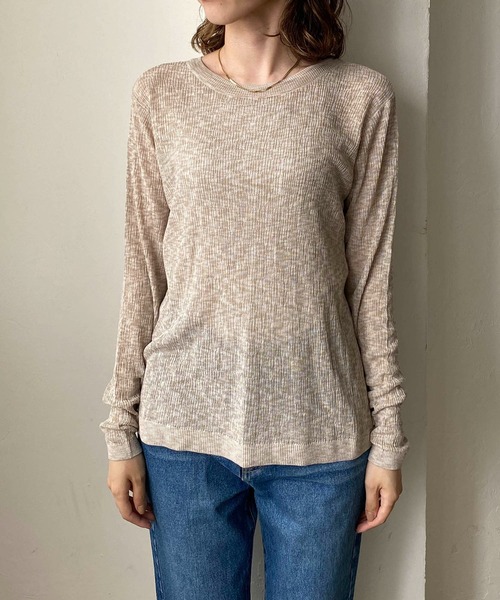 CAPRICIEUX LE'MAGE（カプリシューレマージュ）の「2WAY柄編みリブカーディガン（カーディガン/ボレロ・レディース・ブラック/ベージュ/グリーン/レッド・FREE）」の11枚目の写真