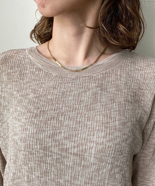 CAPRICIEUX LE'MAGE（カプリシューレマージュ）の「2WAY柄編みリブカーディガン（カーディガン/ボレロ・レディース・ブラック/ベージュ/グリーン/レッド・FREE）」の14枚目の写真