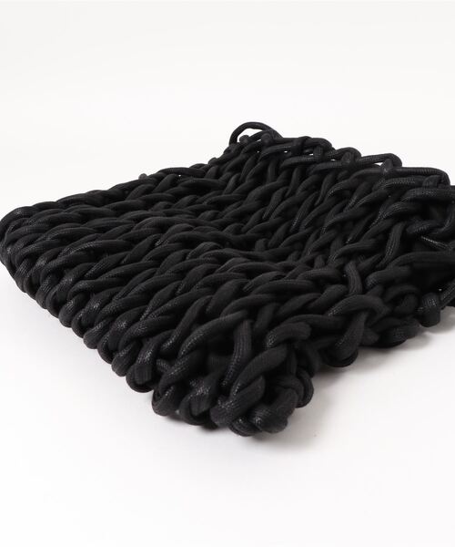 ALIENINA（アリエニーナ）の「【ALIENINA/アリエニーナ】ショルダーバッグ　ハンドメイド　コットンロープ バッグ（ショルダーバッグ・レディース・ブラック/ベージュ/ライトブラウン/ホワイト・FREE）」の7枚目の写真