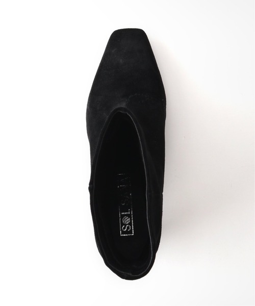 SOL SANA（ソルサナ）の「【SOL SANA/ソル サナ】スウェードショートブーティー◆（ブーツ・レディース・ブラック・38/36/37）」の7枚目の写真