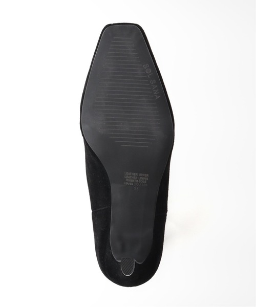 SOL SANA（ソルサナ）の「【SOL SANA/ソル サナ】スウェードショートブーティー◆（ブーツ・レディース・ブラック・38/36/37）」の8枚目の写真