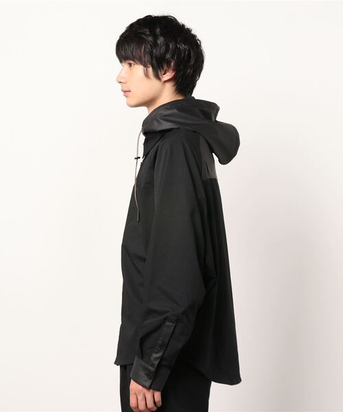 C DIEM(カルペディエム)の「C DIEM(カルペディエム)/TRANSFORM SH/HOODIE シャツフーディー(シャツ/ブラウス・メンズ・ブラック/セージグリーン・LARGE/MEDIUM/SMALL)」の3枚目の写真