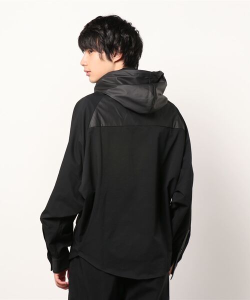 C DIEM(カルペディエム)の「C DIEM(カルペディエム)/TRANSFORM SH/HOODIE シャツフーディー(シャツ/ブラウス・メンズ・ブラック/セージグリーン・LARGE/MEDIUM/SMALL)」の4枚目の写真