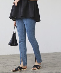 LIAN | デニム/ヘビーツイルスリットスキニーパンツ(デニムパンツ)