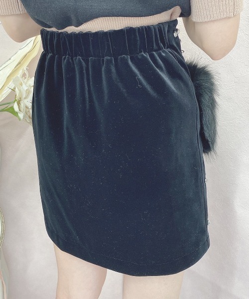 Swankiss（スワンキス）の「TS fur bijous S/K（スカート・レディース・ベージュ/ブルー/ブラック・FREE）」の9枚目の写真