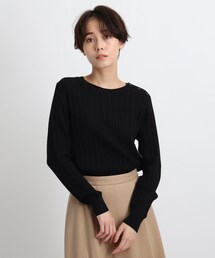 INDIVI | 【洗える/WEB限定カラー】ミニケーブルニットプルオーバー(ニット/セーター)