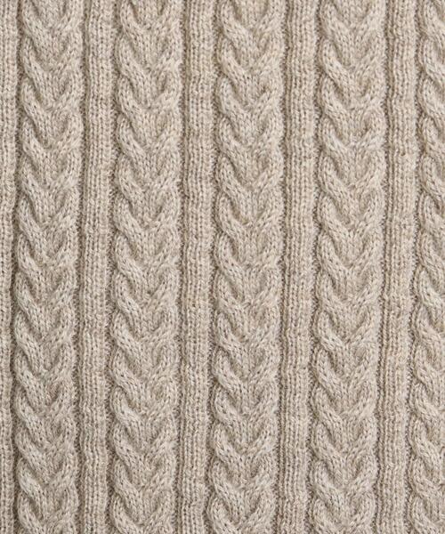 INDIVI(インディヴィ)の「◆【洗える/WEB限定カラー】ミニケーブルニットプルオーバー(ニット/セーター・レディース・ライトブルー/ブラック/オフホワイト/オレンジ/キャメル/グレー系4/イエロー系9/レッド系8・38/34/05/15 /13/19/40)」の17枚目の写真