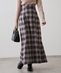 natural couture | 【WEB限定カラー有り】ハイウエストスエードマーメイドスカート Sサイズ(スカート)