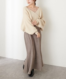natural couture | 【WEB限定カラー有り】ハイウエストスエードマーメイドスカート Sサイズ(スカート)