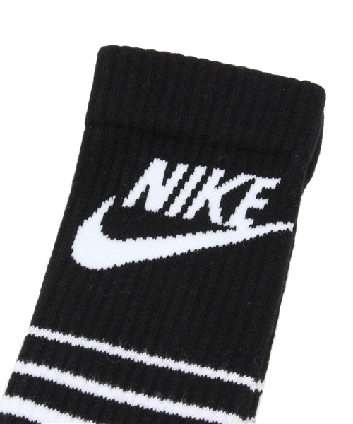 NIKE SPORTSWEAR（ナイキスポーツウェアー）の「ユニセックス ナイキ ボーダーソックス NIKE MENS CLASSIC STRIPED HBR SOCKS SX4938（ソックス/靴下・メンズ・ブルー/ブラック/レッド/パープル/ライトブルー/オレンジ/ホワイト・27cm/24cm）」の8枚目の写真