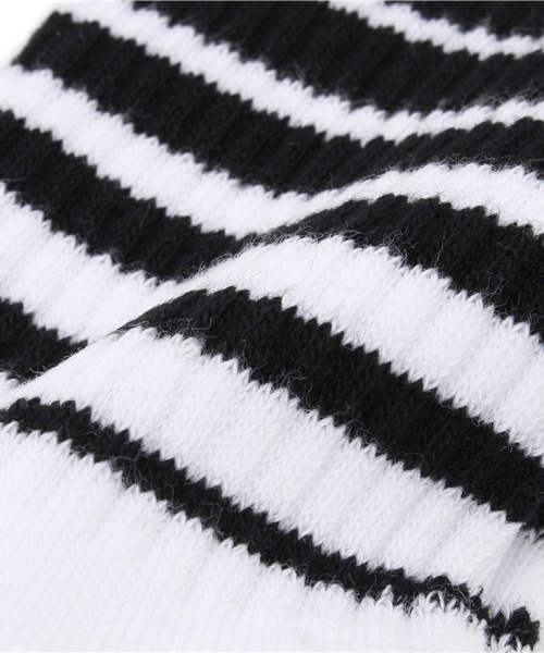 NIKE SPORTSWEAR（ナイキスポーツウェアー）の「ユニセックス ナイキ ボーダーソックス NIKE MENS CLASSIC STRIPED HBR SOCKS SX4938（ソックス/靴下・メンズ・ブルー/ブラック/レッド/パープル/ライトブルー/オレンジ/ホワイト・27cm/24cm）」の10枚目の写真