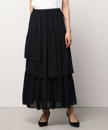 DONEEYU | ｼｬﾝﾌﾞﾚｰｲﾚｷﾞｭﾗｰﾃｨｱｰﾄﾞｽｶｰﾄ(スカート)