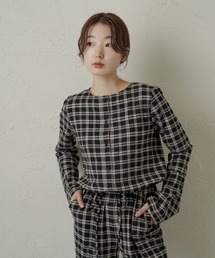 kastane ブラックチェック サロペット kastane ブラックチェック サロペット