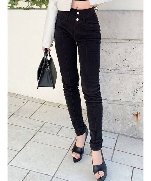 RESEXXY(リゼクシー)の「カラースキニーパンツ(その他パンツ・レディース・ブラック/オレンジ/その他1・FREE)」の1枚目の写真