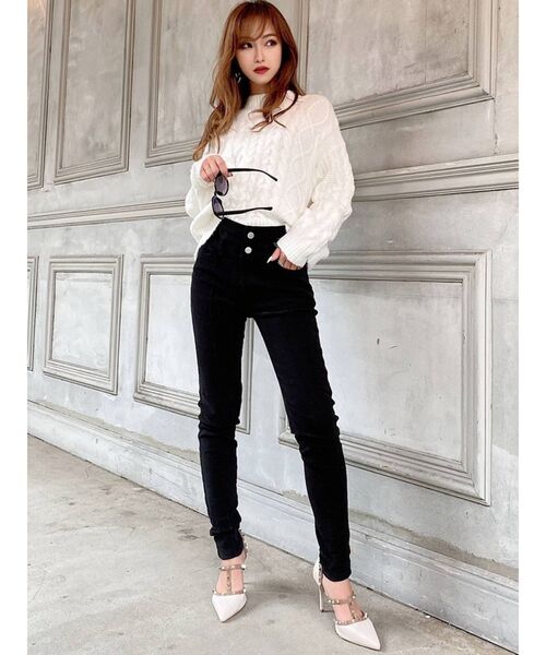 RESEXXY(リゼクシー)の「カラースキニーパンツ(その他パンツ・レディース・ブラック/オレンジ/その他1・FREE)」の6枚目の写真