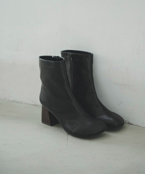 FREE'S MART（フリーズマート）の「◆オブリークトゥブーツ（ブーツ・レディース・ブラック/グレー/ブラウン・MEDIUM/LARGE）」の2枚目の写真