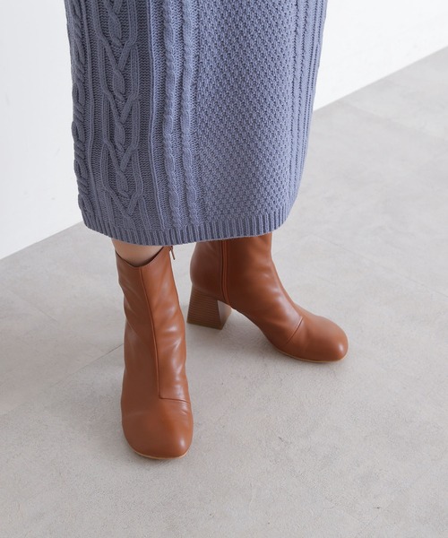 FREE'S MART（フリーズマート）の「◆オブリークトゥブーツ（ブーツ・レディース・ブラック/グレー/ブラウン・MEDIUM/LARGE）」の8枚目の写真