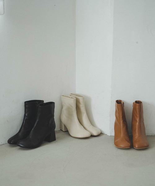 FREE'S MART（フリーズマート）の「◆オブリークトゥブーツ（ブーツ・レディース・ブラック/グレー/ブラウン・MEDIUM/LARGE）」の9枚目の写真