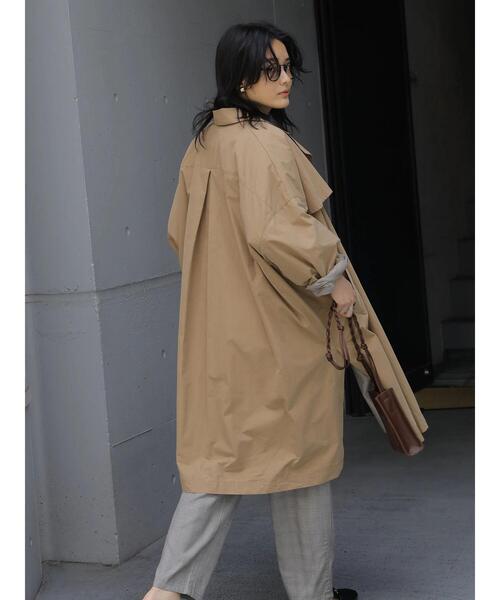 AMERICAN HOLIC（アメリカンホリック）の「ポンチョ風トレンチコート（その他アウター・レディース・ベージュ・L/M）」の5枚目の写真