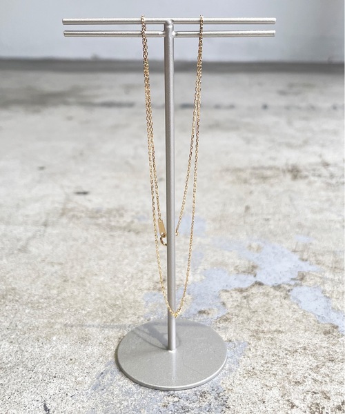 Magine(マージン)の「K18 GOLD CUT AZUKI CHAIN NECKLACE (S) 40cm 18金 カットアズキ チェーン ネックレス(細)(ネックレス・メンズ・ゴールド・FREE)」の6枚目の写真