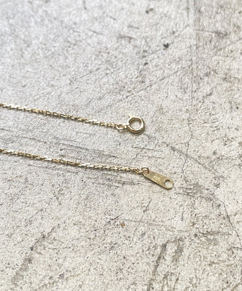 Magine(マージン)の「K18 GOLD CUT AZUKI CHAIN NECKLACE (S) 40cm 18金 カットアズキ チェーン ネックレス(細)(ネックレス・メンズ・ゴールド・FREE)」の4枚目の写真